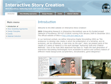 Tablet Screenshot of iris.interactive-storytelling.de